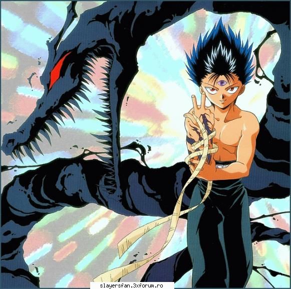 Hiei - Nush ce sa zic...Uh...E cam dark;imi place.Dar - Yuu Yuu Hakusho